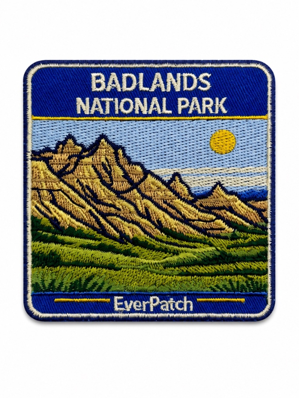 Badlands National Park Patch Iron On Embroidered Travel Souvenir Badge